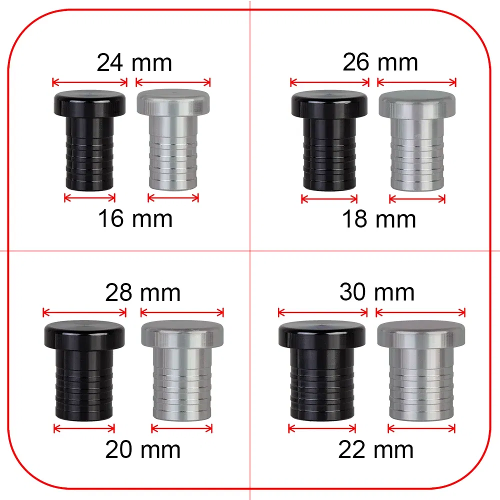 Color: Lavender - Size 8mm-32mm Alloy Aluminium Plug blow off valve Bov Blanking Plug Silicone Hose Blanking Plug 8 10 12 14 16 18 20 22 28 30 32