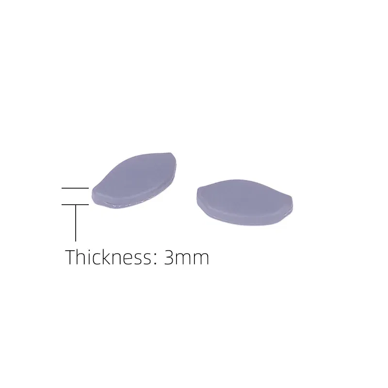 Color: Dark Grey - Erdem Nose Pads for Oakley OX3238 OX8176 8160 OO9242 OO9434 OO9445 OO9474 OO9280 OO9284 9288 Sunglasses Glasses Non-slip Rubber