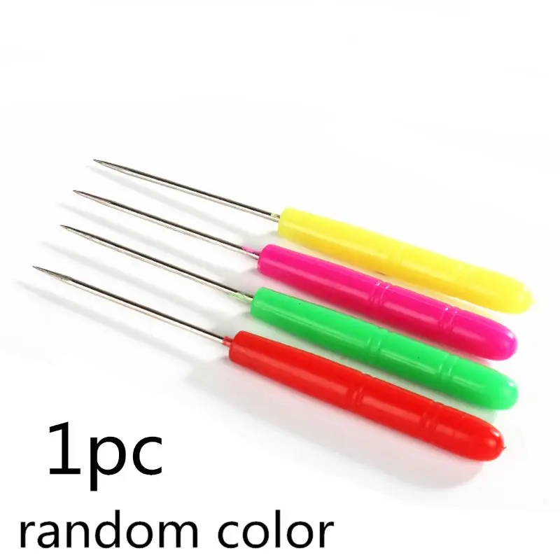 Color: Red - 1set DIY Doll Hair Toll Set 0.6/0.8mm Doll Hair Rooting Reroot Rehair Tool