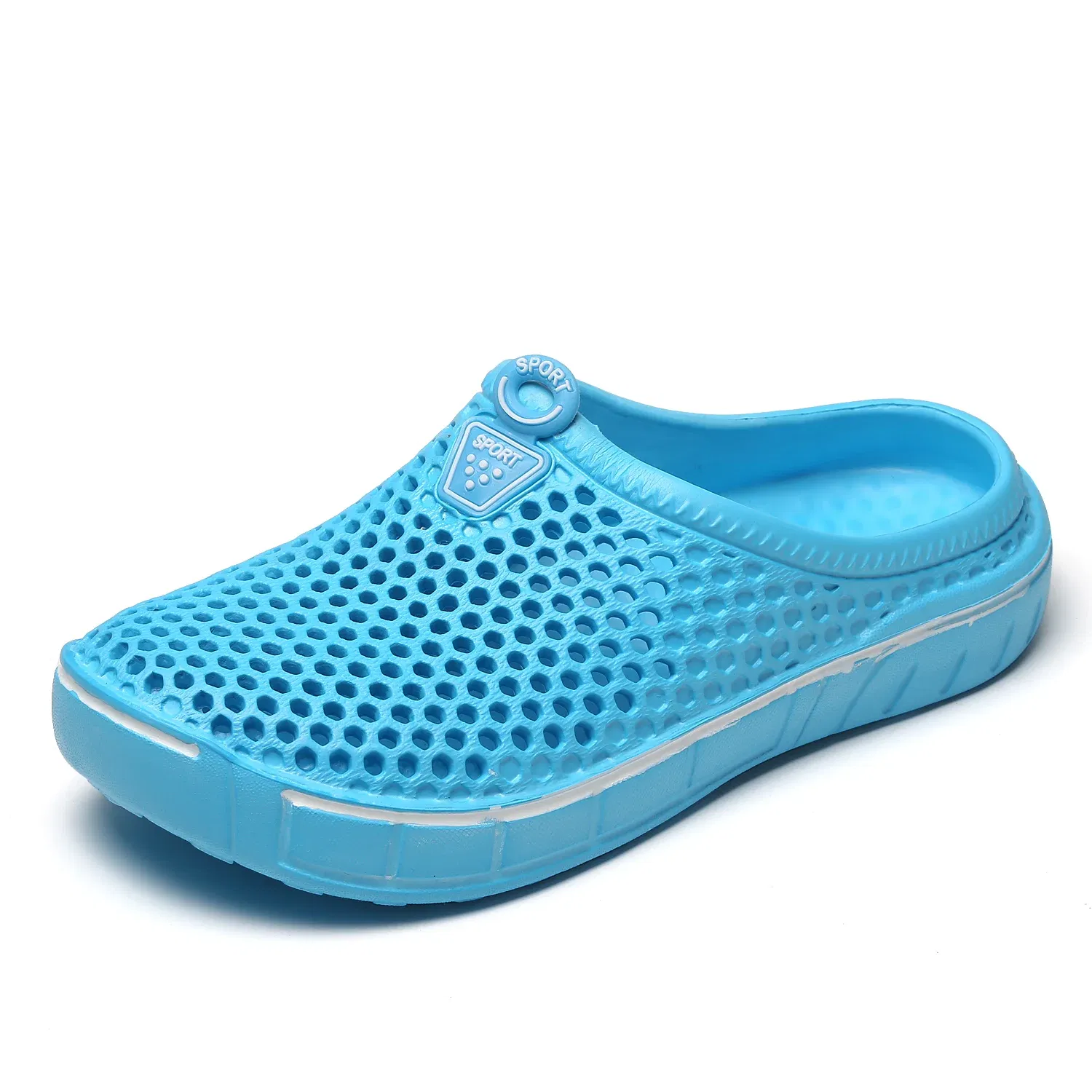 Color: Brown, Shoe Size: 41 - Men Slippers Beach Shoes Unisex Summer Hollow Outdoor Casual Men Beach Sandal Flip Flops Shoes Non-slip Size 36-45 Mens Slippers