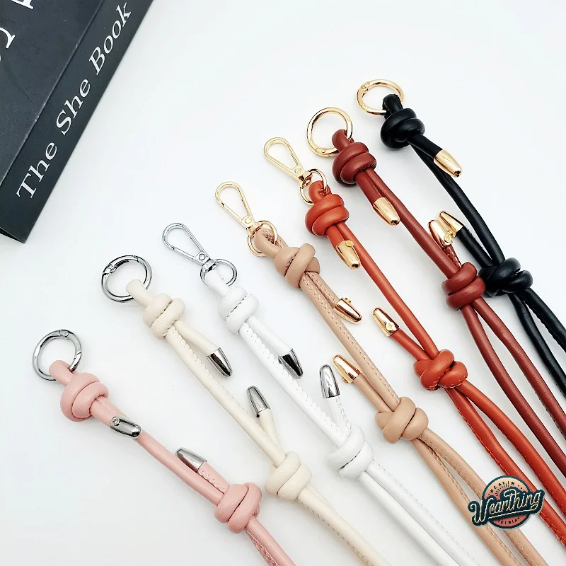 Color: Dark Brown - Long Leather Shoulder Strap Crossbody Bag Adjustable Replacement Belt Handbag Strap Accessories DIY Bag Belt For Handbags