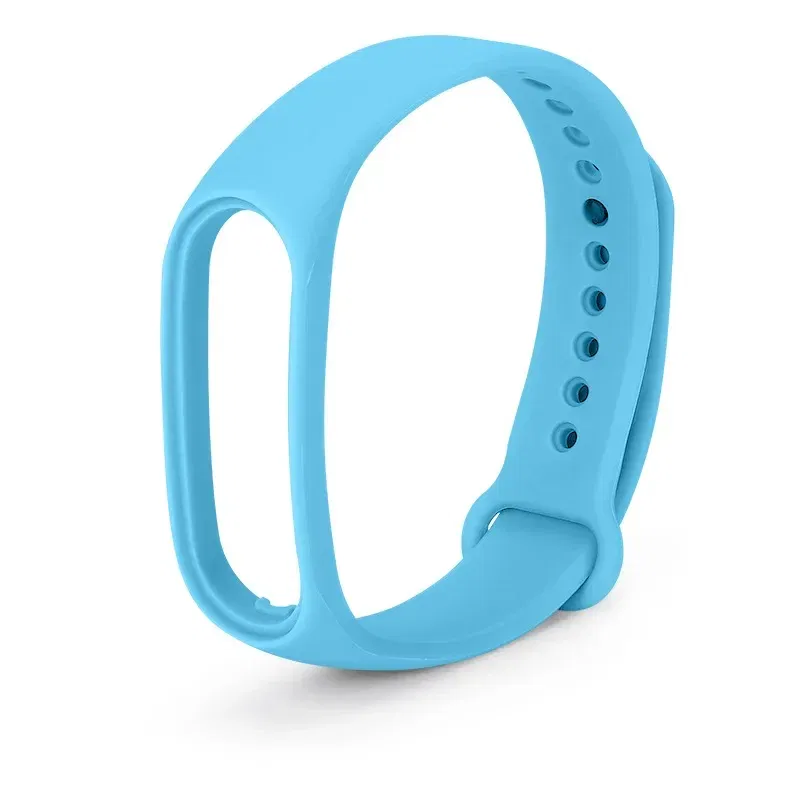 Band Color: Celestial Teal, Band Width: 18mm, Ships From: CHINA - Silicone Watch Strap For Xiaomi Mi Band 7 6 5 4 3 Wristband Bracelet Wrist Straps MiBand 3/4 band5 band6 Smartwatch Accessories