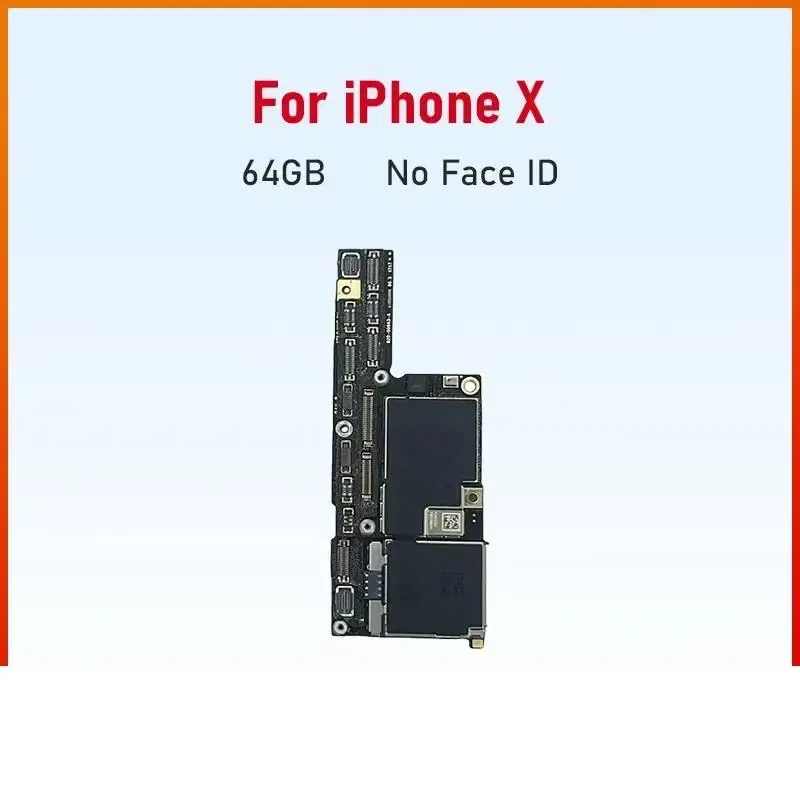 Color: green, Ships From: CHINA - Top Tested Motherboard for iPhone X XR XS Max 64g 128g 256g Unlocked Mainboard With Face ID Cleaned Logic Board