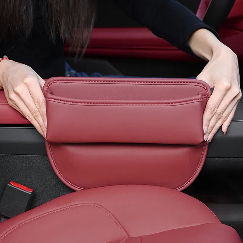 Color Name: Blue - Car Front Seat Crevice Storage Box Pocket For BMW E46 E39 E60 E90 E36 F30 F10 X5 E53 E70 E34 E30 F20 F15 G30 G31 Car Accessories