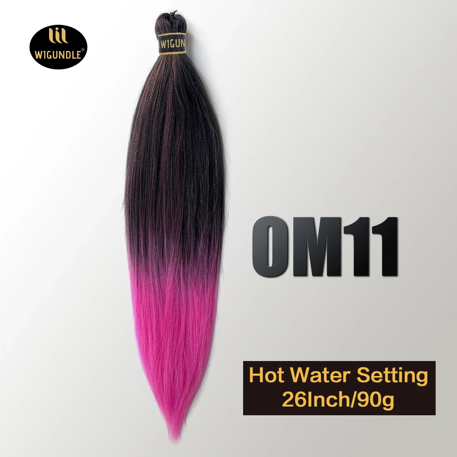 Color: T1B/Burgundy, Stretched Length: 26inches, Bulk Buy: 3Pcs/Lot - Kanekalon 26inch Hot Water Set Pre Stretched Jumbo Braiding Hair Box Twist Braids Synthetic Hair Extensions For Women Soft Yaki