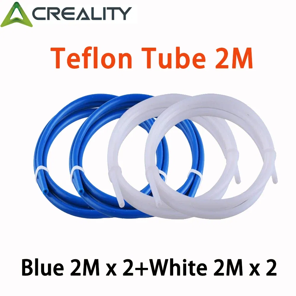 Color: green - Creality 1M 2M 3D Printer PTFE Tube Bowden Tubing Upgrades with 8x PC4-M6/PC4-M10 3D Printer Bowden Tube for 1.75mm Filament