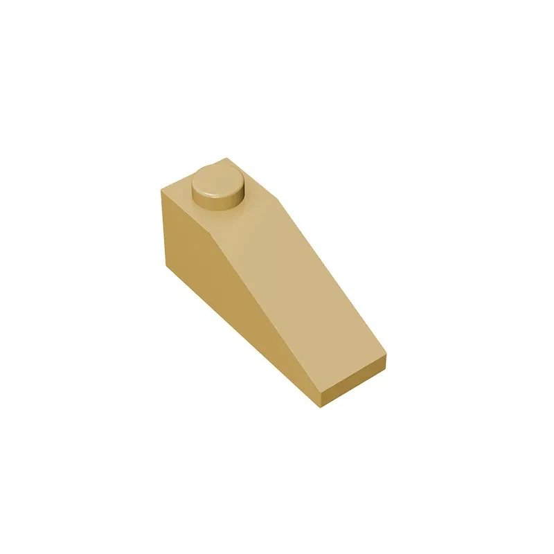 Color: Blue - Gobricks GDS-586 Slope 33 3 x 1 compatible with lego 4286 pieces of children's toys Building Blocks Technical Assembles