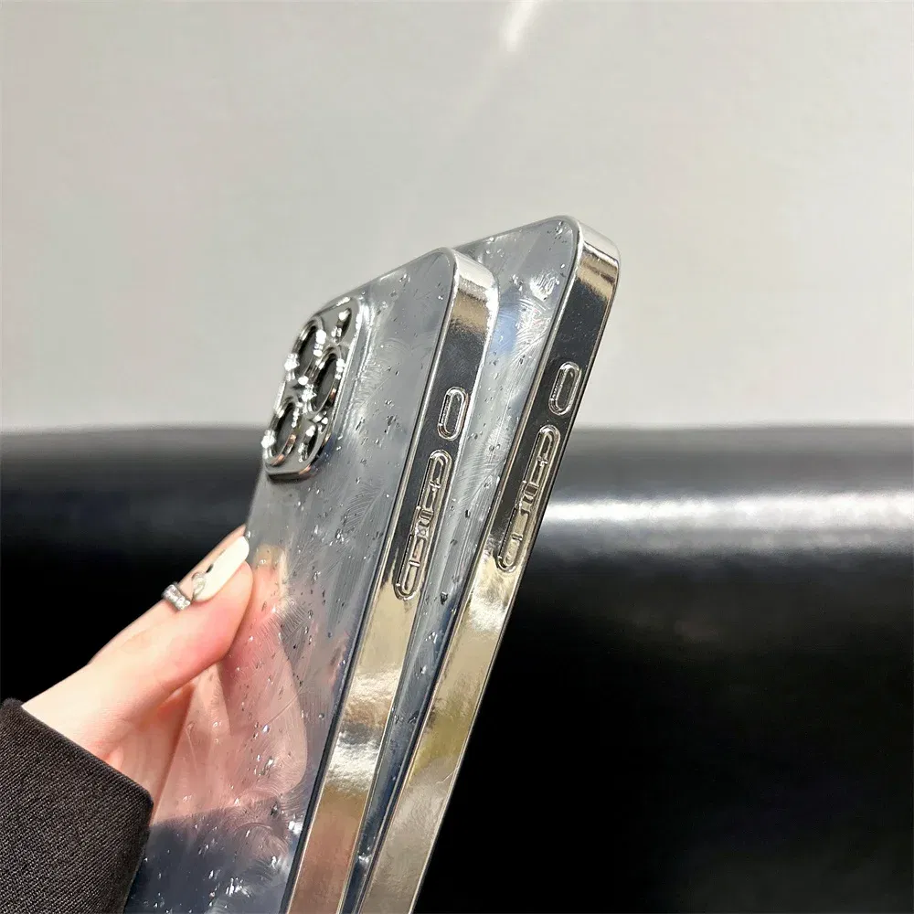 Color: Beige, Material: Aluminum - Luxury Plating Feather Phone Cover For iPhone 12 Pro 14 13 11 15 Pro Max Hard Anti-drop Lens Protection Case For iPhone 15 Plus