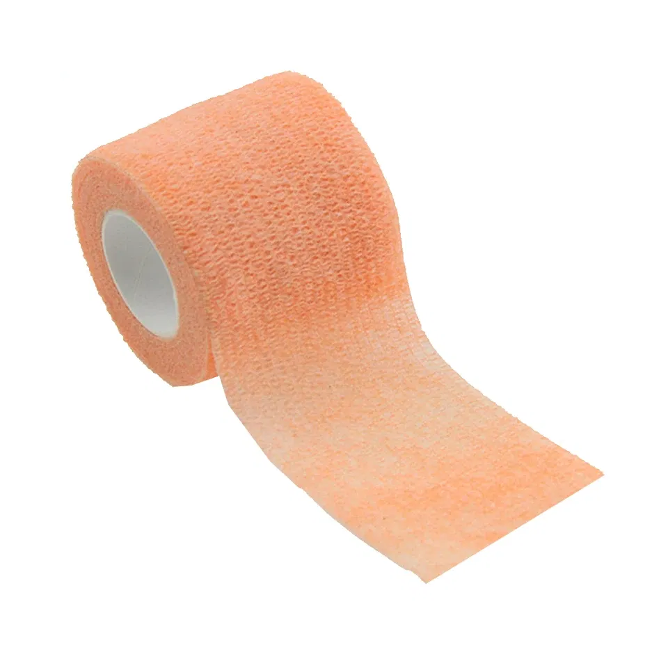 Color: Ice Blue - 1pc Disposable Self-adhesive Flex Elastic Bandage Tape For Tattoo Handle Grip Tube Wrap Elbow Sport Stick Accessories 5*450cm