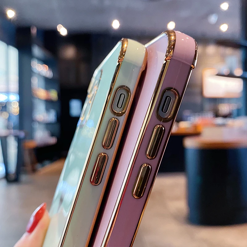 Color: army green, Compatible-Phone Models: For iPhone 12 Mini, Ships From: CN - Electroplating Side Love Heart Phone Case For IPhone 17 16 15 14 13 12 11 Pro Max XR 8 Plus SE2/SE3 Shockproof Back Cover