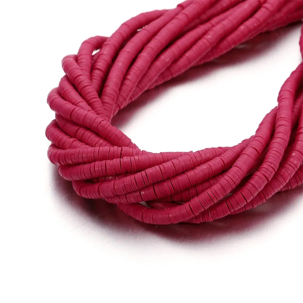 Color: other, Item Diameter: 6mm - 16Inch/Line 6mm Colorful Flat Round Polymer Clay Beads Loose Spacer Beads for DIY Jewelry Making Bracelet Necklace Accessories