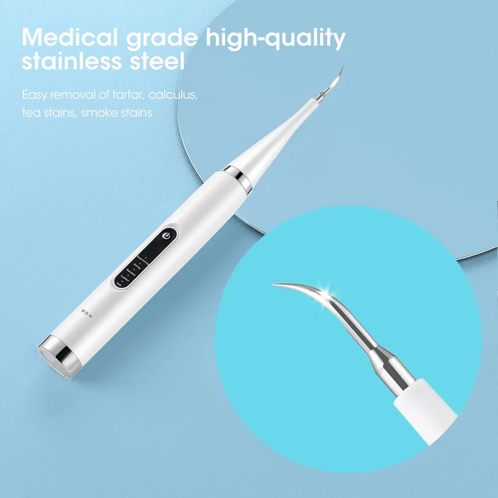 Electric Teeth Cleaner Dental Scaling Tooth Whitening and Cleaning Device IPX6 Waterproof Stains Remover Oral Care USB Charging
