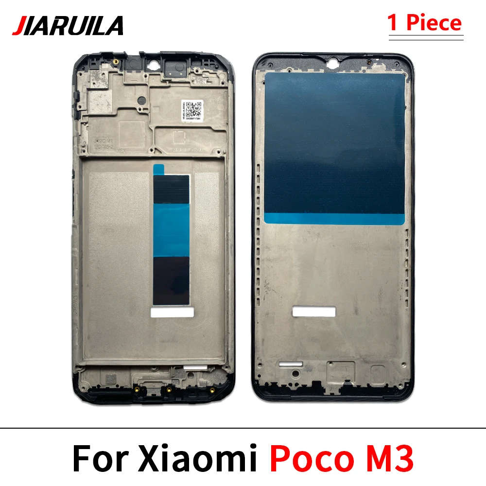 Color: Red - LCD Screen Middle LCD Front Frame Housing Bezel Plate Panel Chassis For Xiaomi Poco C65 X3 F3 F4 GT M3 M4 Pro 4G 5G M5S X5 X6