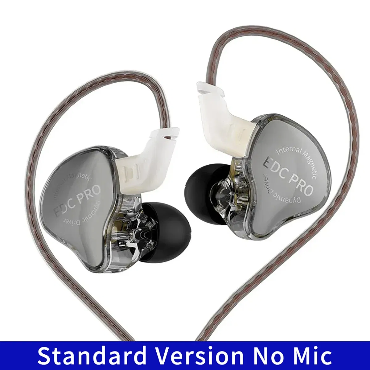 Color: WHITE - New KZ EDC PRO HIFI 3.5MM AUX Wired Earphone Dynamic High Performance Monitor In-Ear Earbuds Detachable Cable Harman EDXPRO Lite