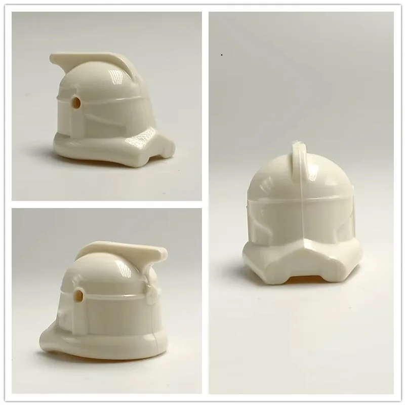 Color: Pink - 1Pcs Star Wars Clone Trooper Helmet Building Block Mini Action Figure Toys
