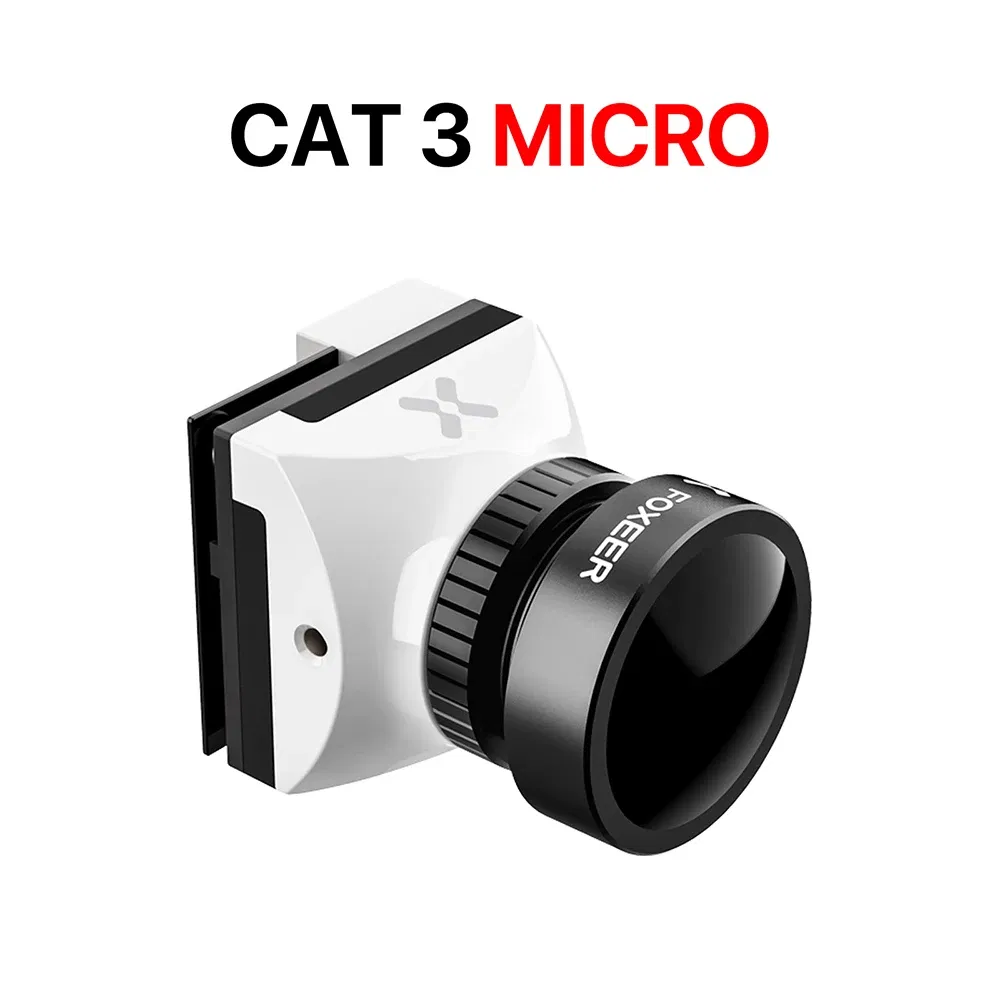 Color: Burgundy - Foxeer Cat 3 Micro Mini FPV Camera Low Latency Low Noise 1200TVL 0.00001Lux FPV Night Camera 2.1mm PAL/NTSC For RC Racing Drone
