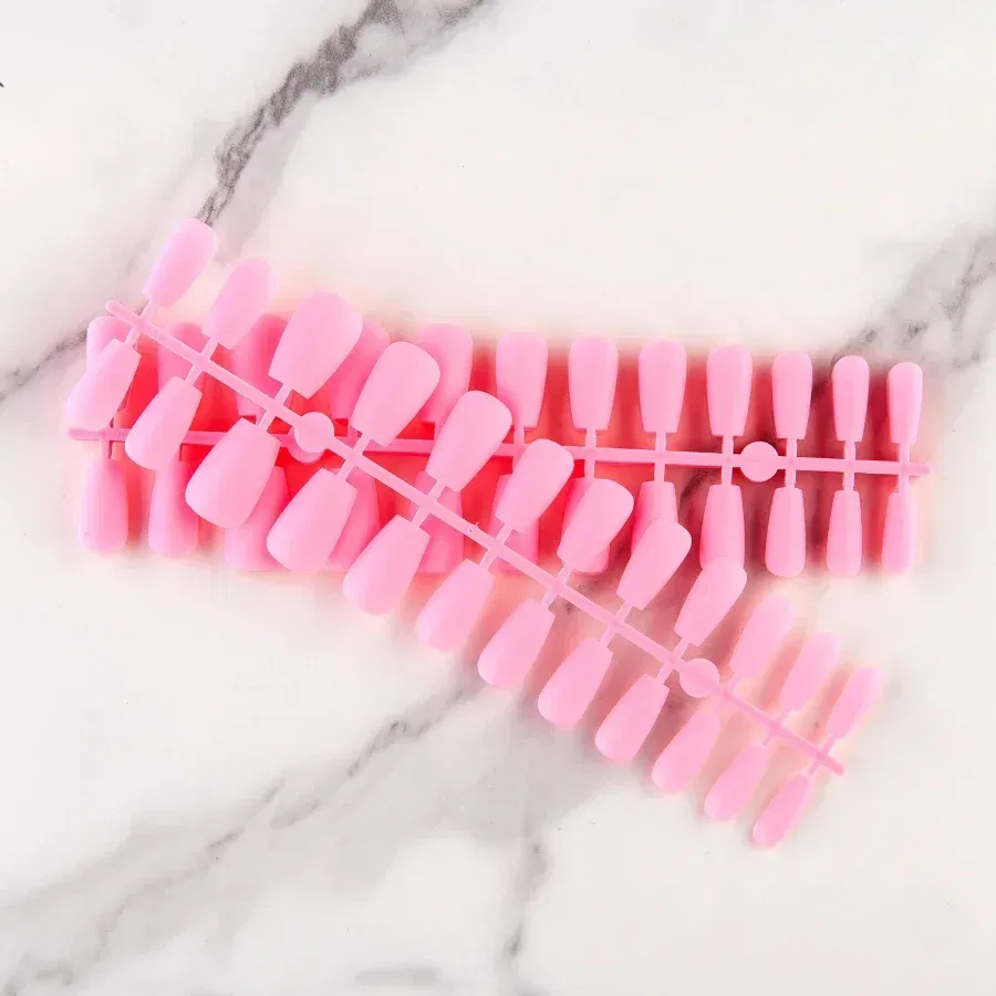 Color: army green - 24Pcs Blue Frosted Matte Square False Nail Ballet Press on Nails Tips for Nails Art Artificial Fingernails Fake Nail