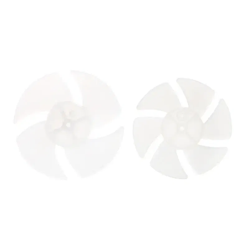 Color: Beige - D0AB Small Power Mini Plastic Fan Blade 4/6 Leaves For Hairdryer Motor