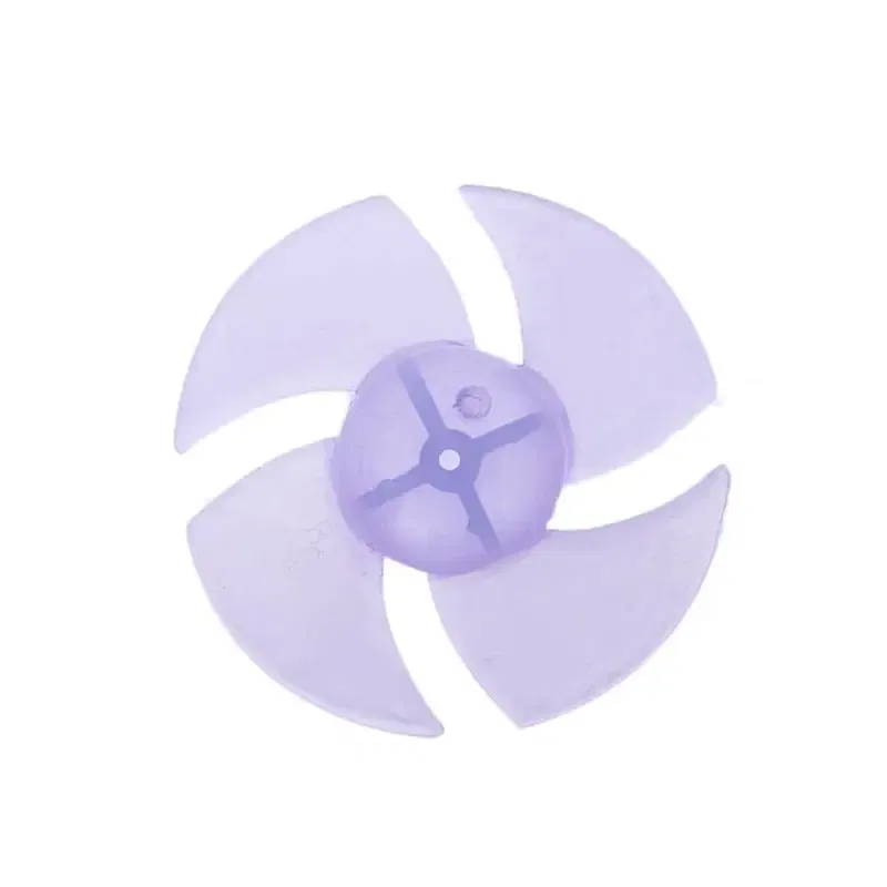 Color: Beige - D0AB Small Power Mini Plastic Fan Blade 4/6 Leaves For Hairdryer Motor