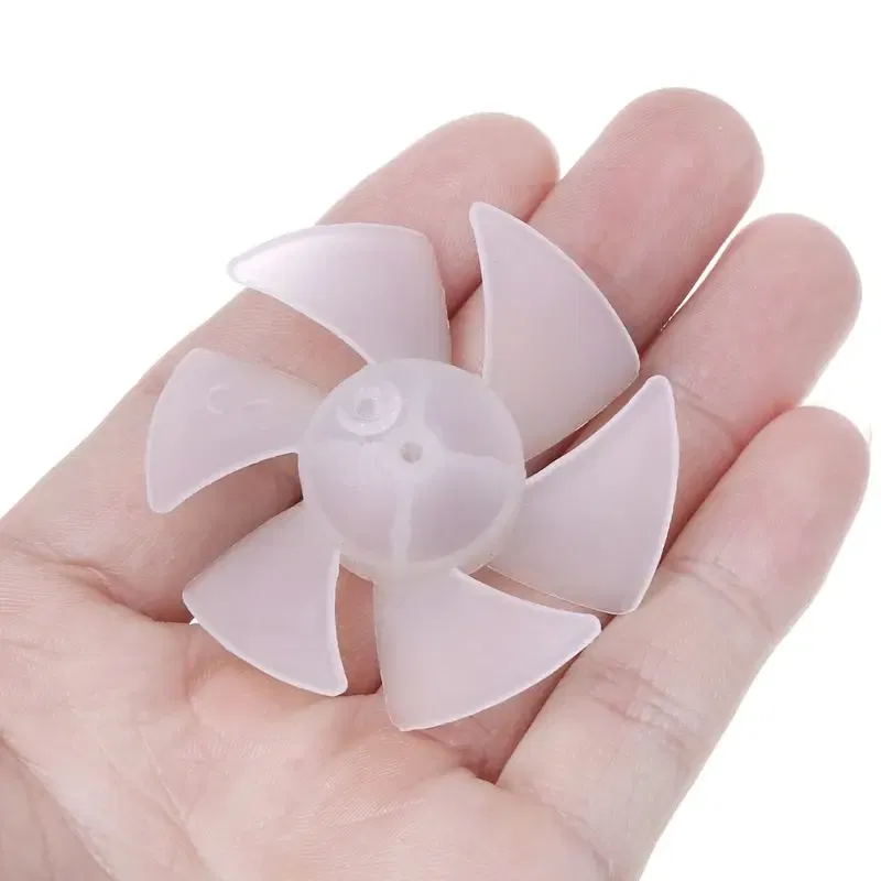 Color: Beige - D0AB Small Power Mini Plastic Fan Blade 4/6 Leaves For Hairdryer Motor