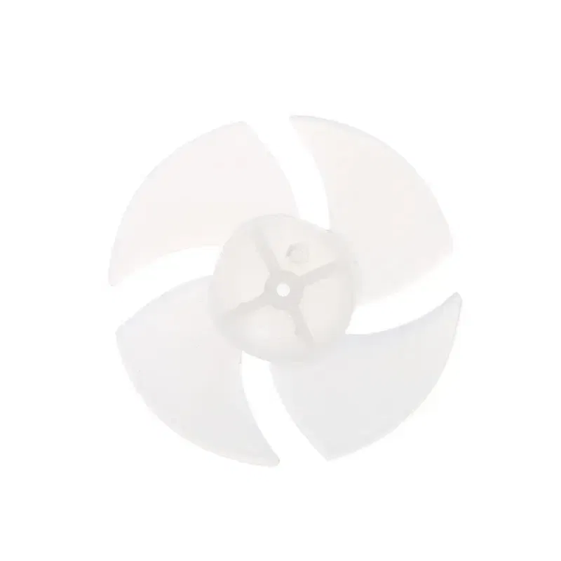 Color: Beige - D0AB Small Power Mini Plastic Fan Blade 4/6 Leaves For Hairdryer Motor