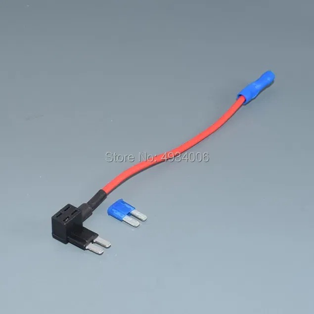 Color Name: Red - Worldgolden Add Circuit Micro2 Blade Fuse Boxe Holder Piggy Back Tap Fuse Holder