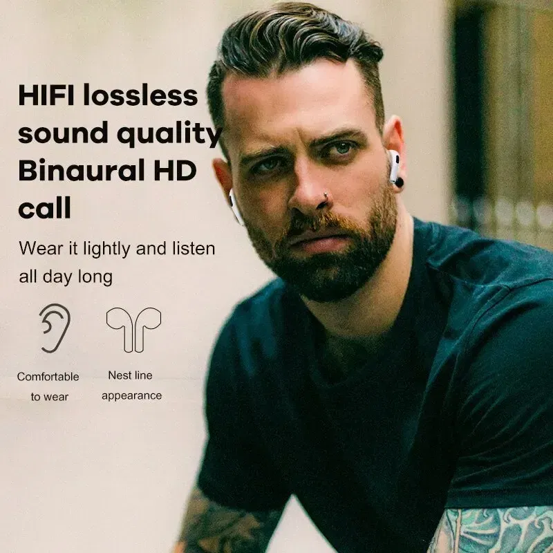 Color: Black - Original Air Pro 6 TWS Wireless Bluetooth Earphones Headphones Mini Earpone Headset For Xiaomi Android iPhone Earbuds