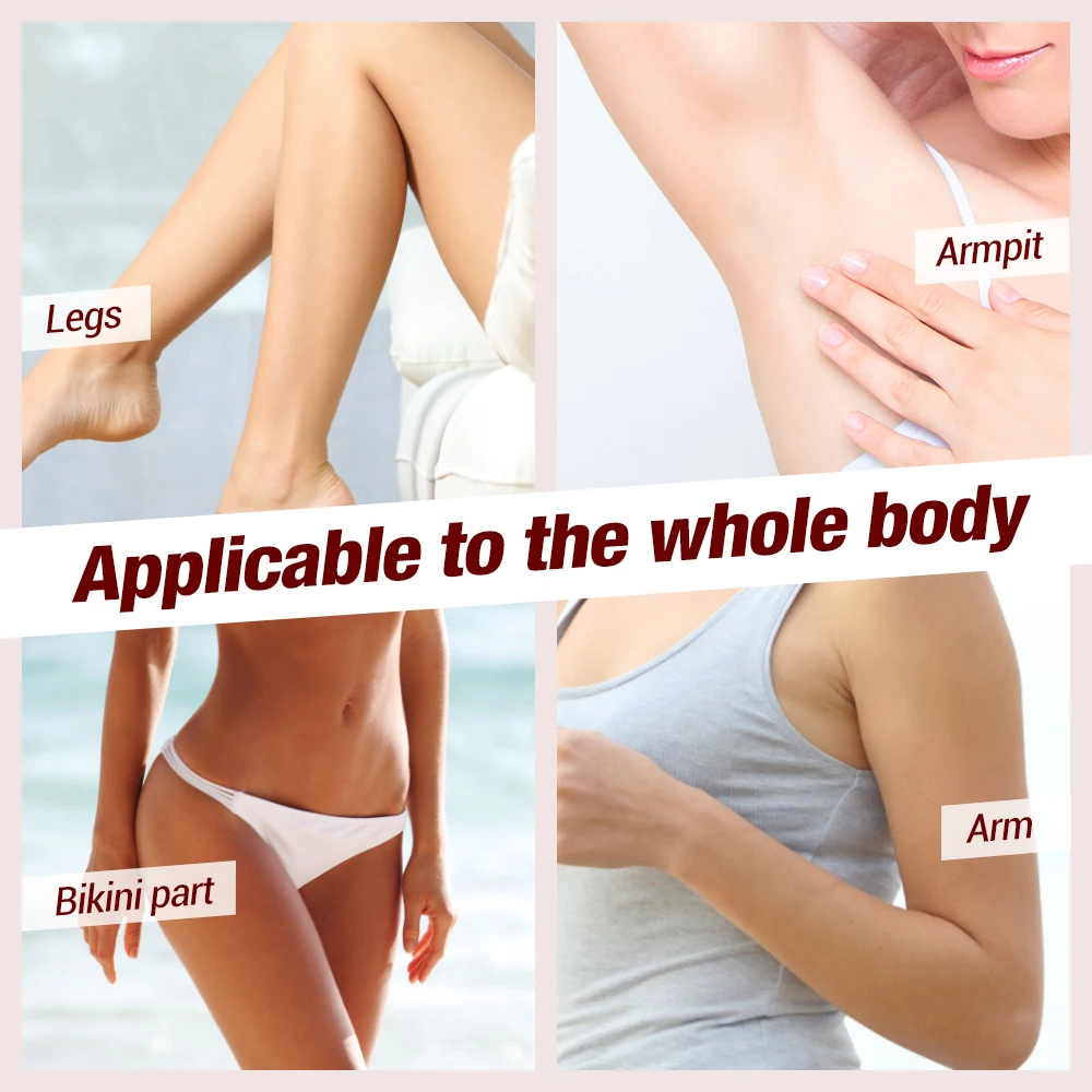 Women Epilator Electric Shaver Facial Body Hair Removal Lady Leg Bikini Trimmer Hair Remover Underarms for Wet and Dry