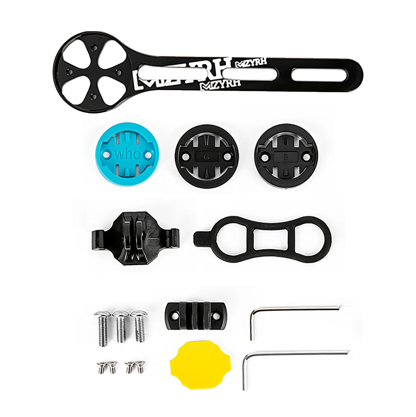 Color: Red, Ships From: CN - Bicycle Stopwatch Holder Bike Computer Bracket Adapter MTB Bike Speedometer Stem Mount For Garmin Bryton Cateye Cycling