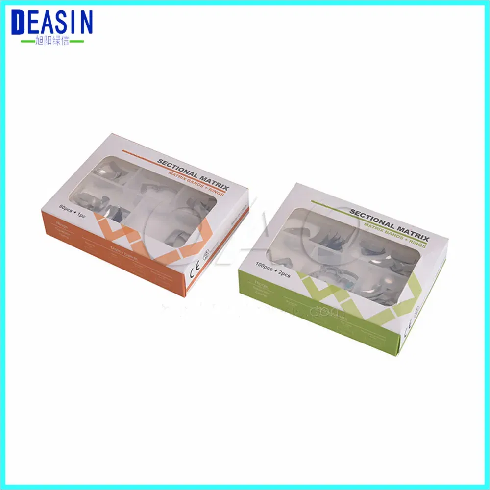Color: Red - Dental Bean Flap Forming Tablet dental materials Dental Matrix Sectional Cntoured Metal Matrices Full Kit