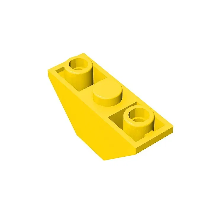 Color: Blue - Gobricks GDS-984 Slope, Inverted 45 3 x 1 Double compatible with lego 18759 2341 DIY Educational Building Blocks Technical