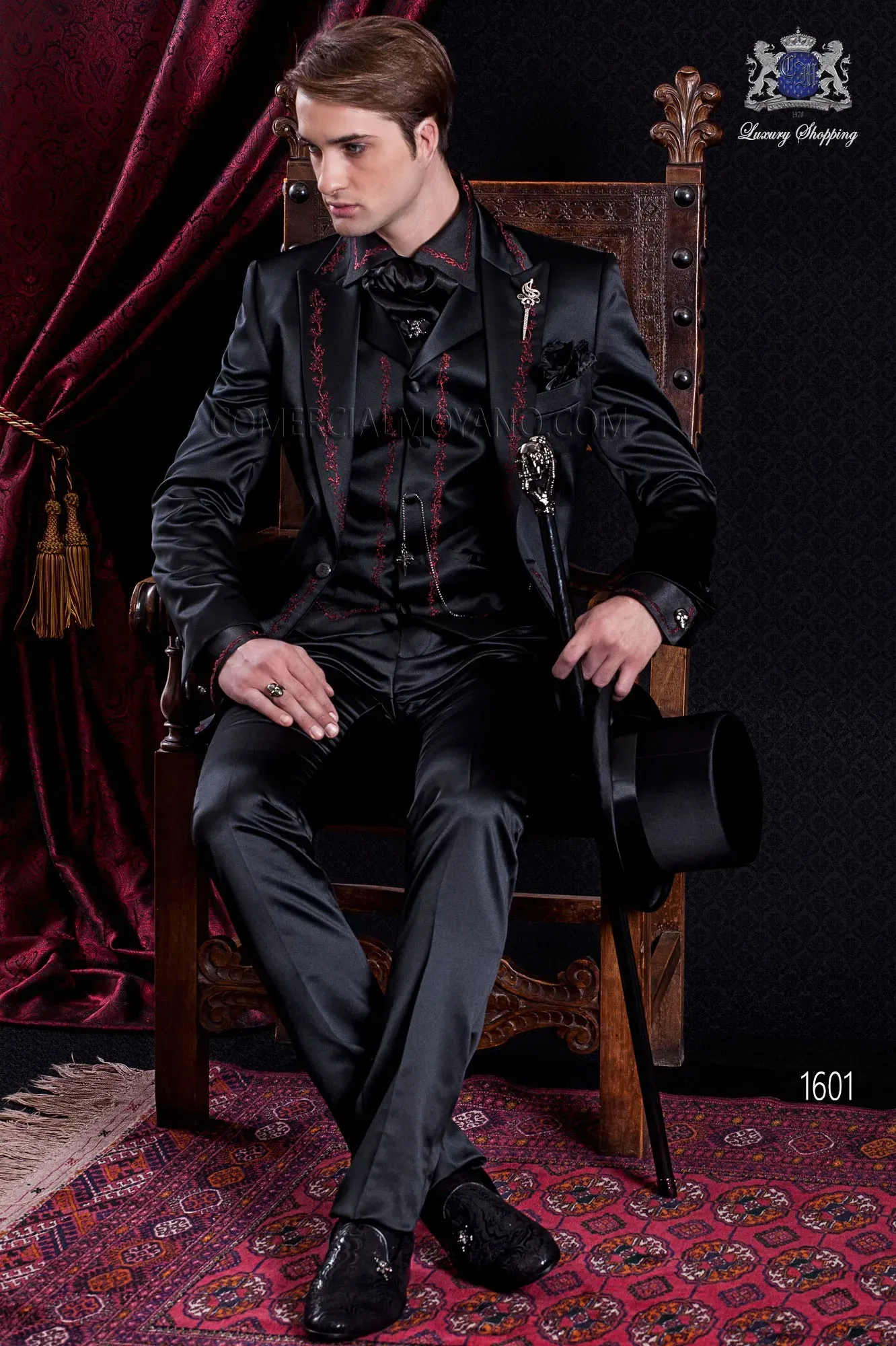Color: Dark Grey, Size: 6XL, Ships From: CHINA - 2025 New Arrival Custom Made Classic Style Embroidery Groom Tuxedos Groomsmen Men's Wedding Prom Suits (Jacket+Vest+Pant) Blazer