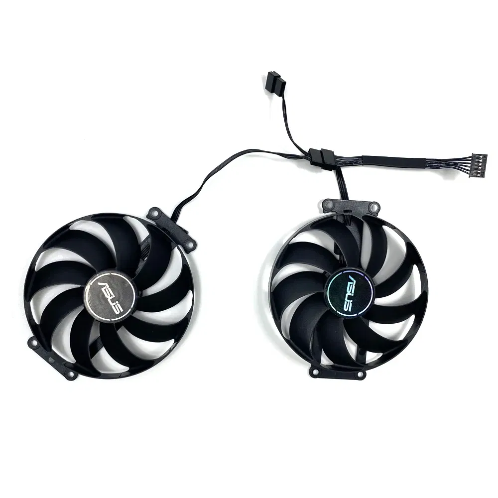 Color: green - 87MM T129215SU DC12V 0.5A RTX3060 RTX3060TI 6Pin Graphics Fan for ASUS DUAL RTX 3060 RTX 3060 TI 8G MINI V2 LHR Graphics Fan