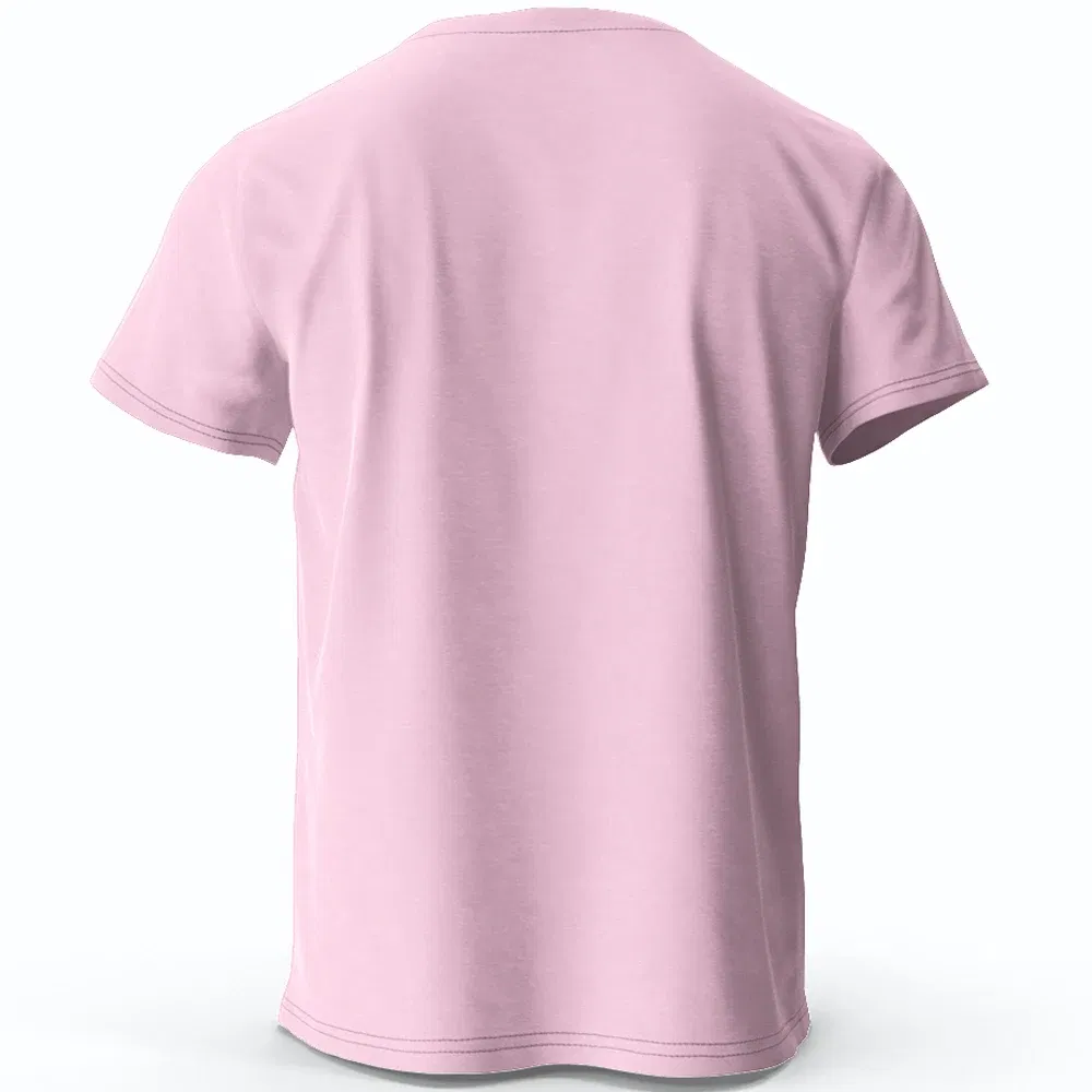Color: Pink, Size: XXL - Harajuku Kawaii Animal Printed 100% Cotton T-Shirt, Lightweight Round Neck Short Sleeve Tee, Unisex Casual Wear