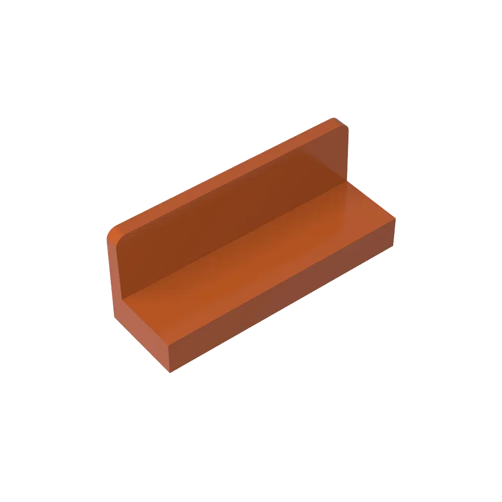 Color: Chocolate - Gobricks GDS-M226 Panel 1 x 3 x 1 compatible with lego 23950 Assembles Building Blocks children's toys