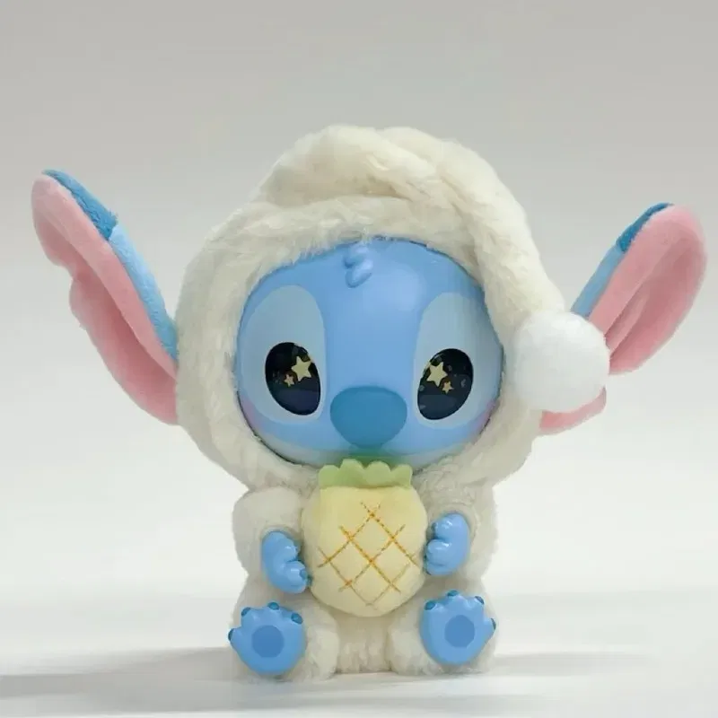 Color: Lemon yellow, Ships From: CHINA - 2025 Stitch Eat Something Before Sleep Series Blind Box Plush Dolls Pendant Cute Doll Mystery Box Surprise Toys Kids Gifts