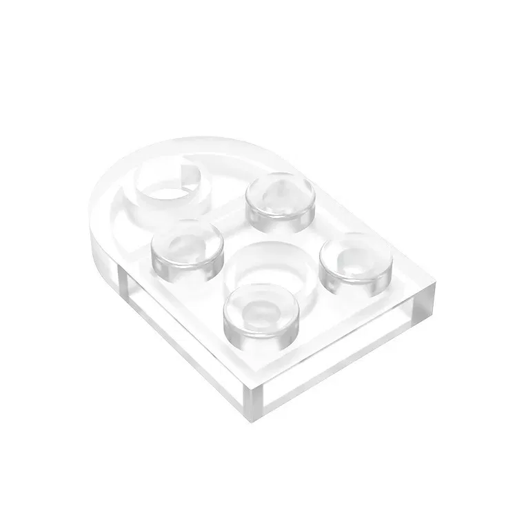Color: GRAY - Gobricks 1pcs Moc Bricks Plate Special Parts 3x2 with Hole Compatible with 3176 Assemble Building Block Kids Toys DIY Gift Adult