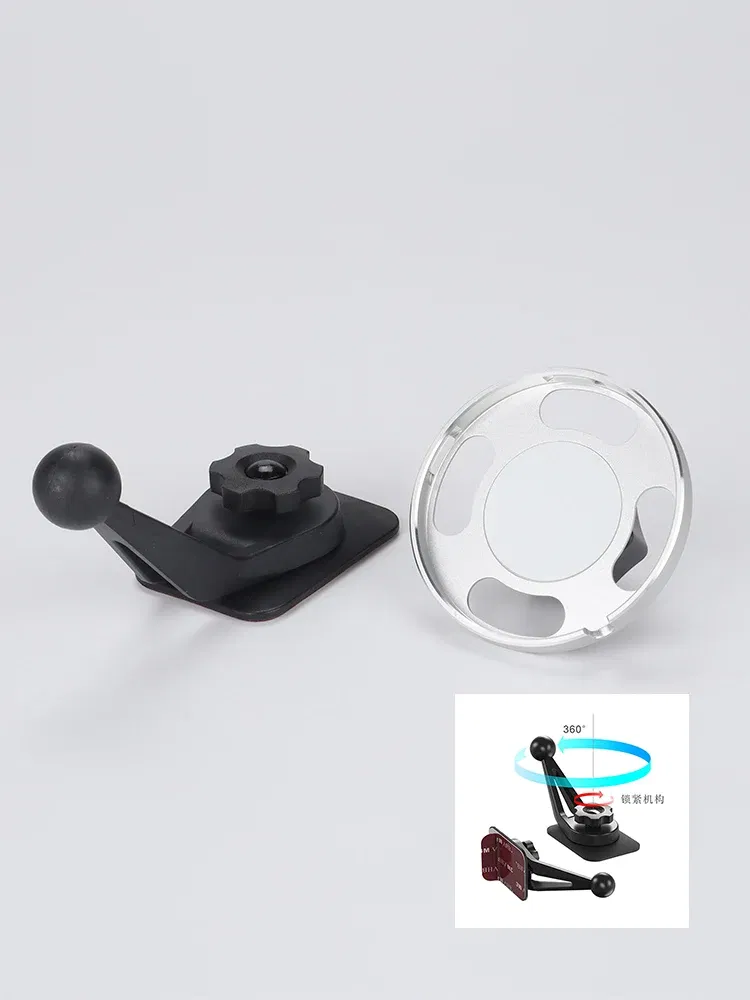 Color: Sapphire - Suitable For Apple MagSagfe Charger 15W 25W Car Navigation Base Wireless Charger Phone Holder Car Air Outlet Holder