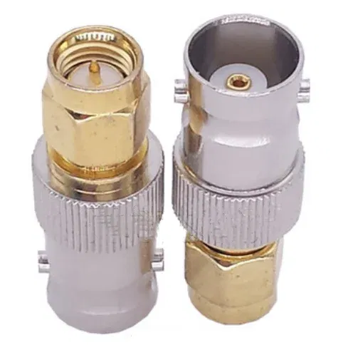 Color: Red - Q9 BNC To SMA Adapter SMA Male Female To BNC Male Female Straight Coaxial RF Connector