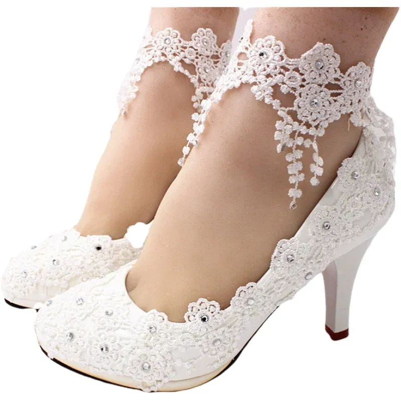 Color: WHITE, Shoe Size: 39 - Whitefemmes bottes with high heels women's shoes 2020 botas mujer Women heelsBH0709