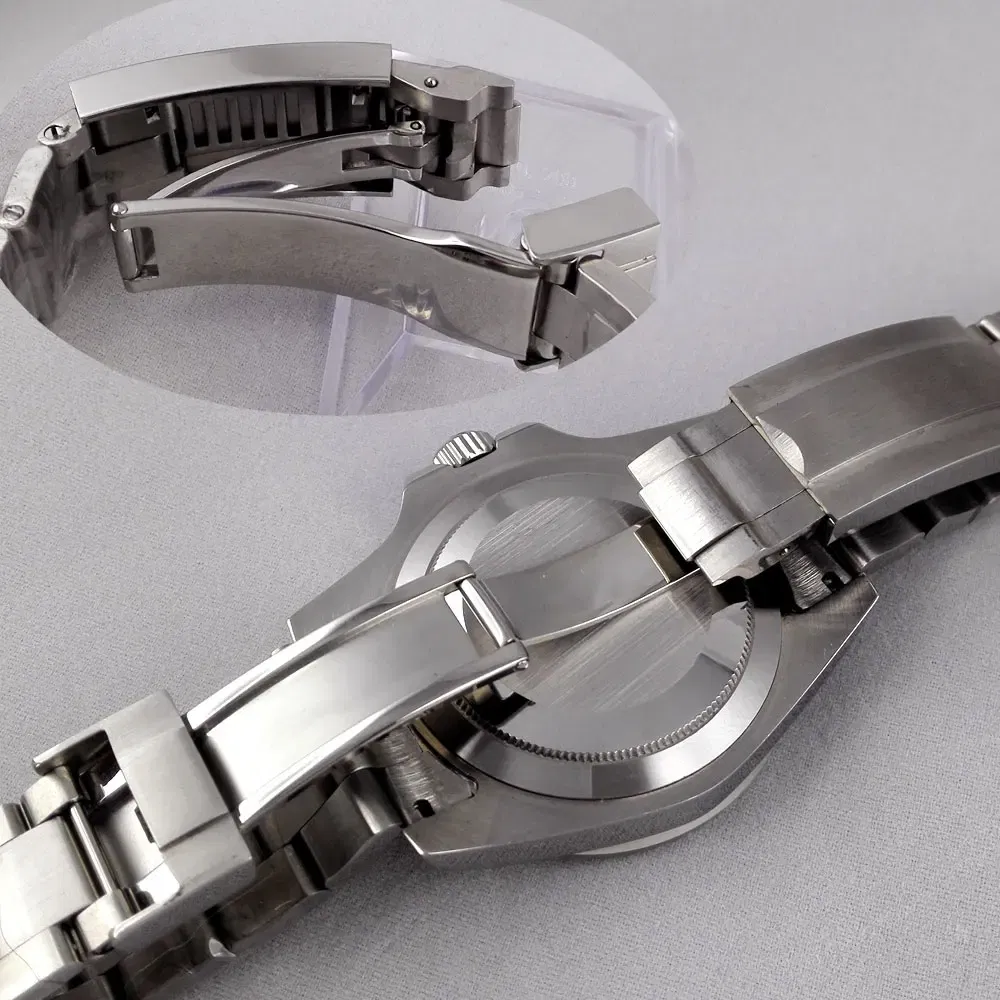 Color: Multicolor, Size: Option 1 - Sterile Men's Watch 40mm Genuine NH35 Automatic Movement 10ATM Water Resist Sapphire Glass Black Dial Date 316L Oyster Bracelet