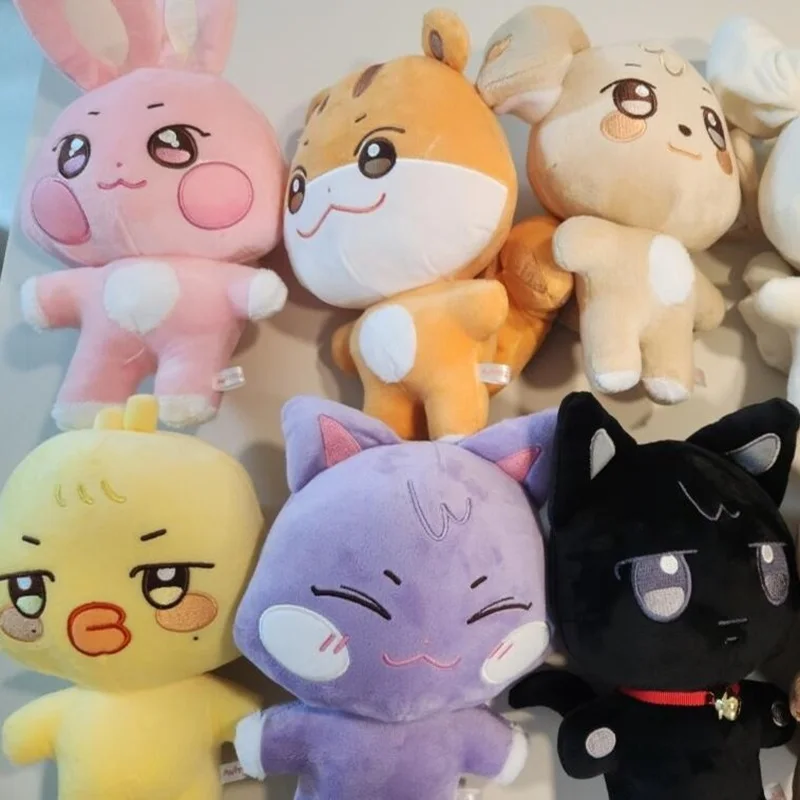 Color: MistyRose, Height: 0-10cm - Kpop Aniteez Kawaii Stuffed Animals Plushies Toy Room Decor Hongjoong Seonghwa Yunho Yeosang San Ming Wooyoung Jongho Plu