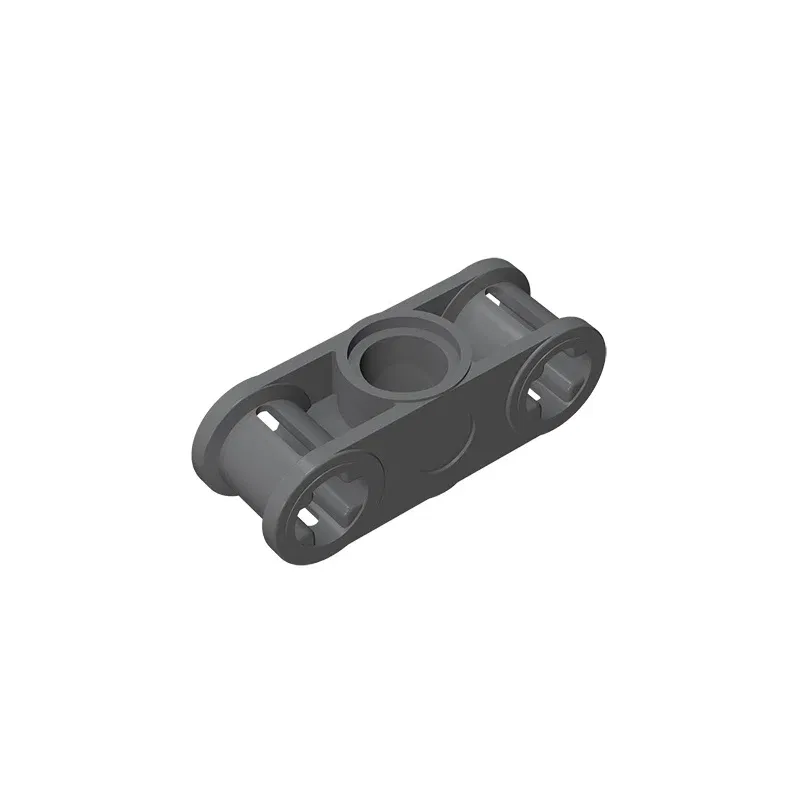 Color: Red - MOC PARTS GDS-935 Technical, Axle and Pin Connector Perpendicular 3L with Center Pin Hole compatible with lego 32184