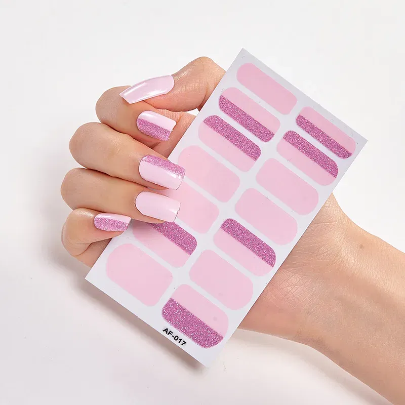 Color: Desert Camouflage - Nail Sticker set Self Adhesive Nail Sticker Nail Strips Nailart Sticker Sticker For Nails Foil Nail Art Stickers 2020 Shiny
