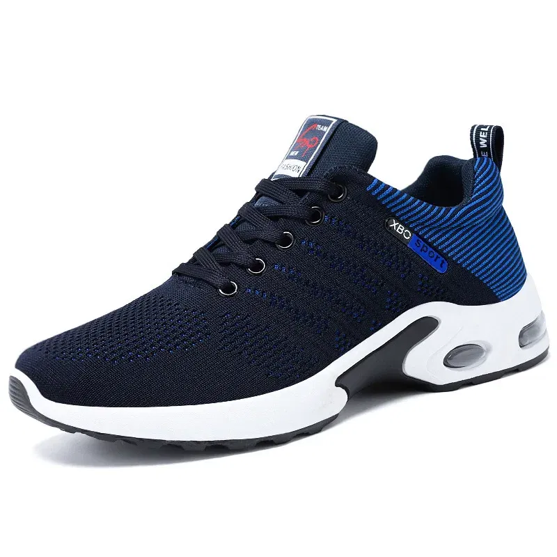 Color: Red, Shoe Size: 42 - sneakers Men 2025 new men's shoes lace-up running shoes Light casual sneakers