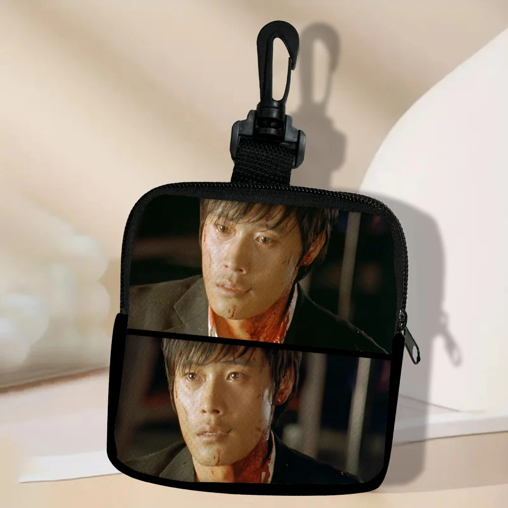 Color: Beige - Lee Byung Hun Women Coin Purse Card Key Mini Purses Pouch Small Zipper Coin Purse Card Holder Wallet Bag 3.3