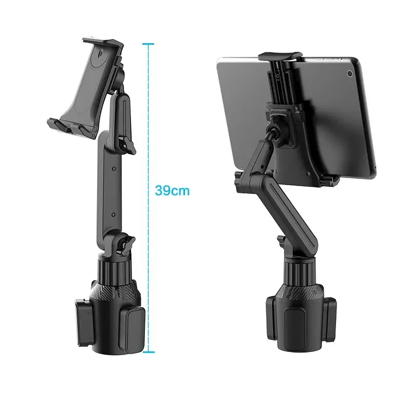 Cup Holder Tablet Mount, Tablet Car Cradle Holder Made Compatible for 2022 iPad Pro New Air iPad Mini Samsung Galaxy Tab S8 S7