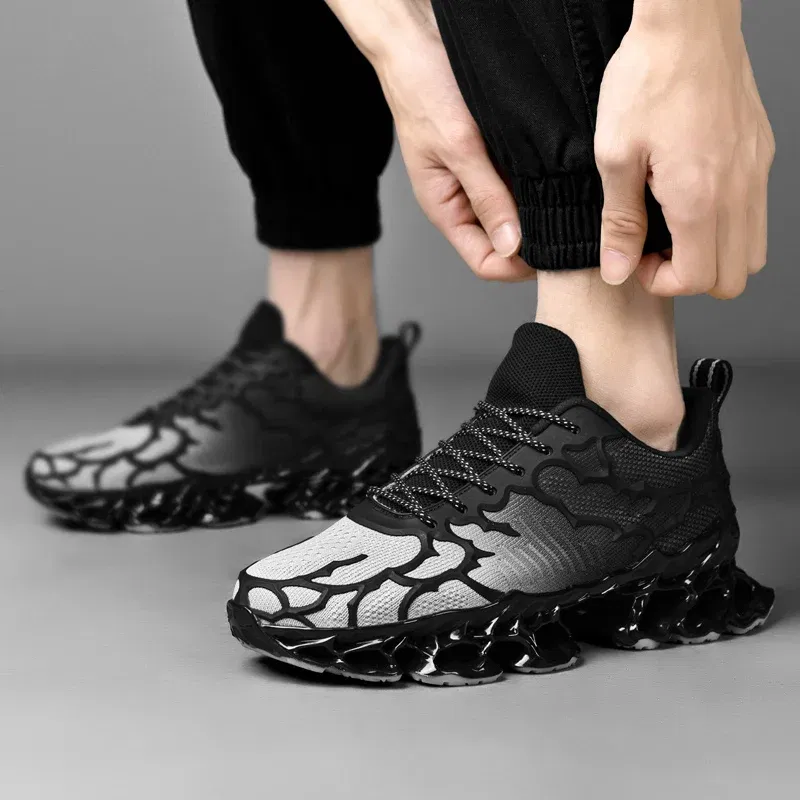 Color: green, Shoe Size: 45 - men shoes Sneakers Male tenis Luxury shoes Mens casual Shoes Trainer Race off white Shoes fashion loafers running Shoes for men