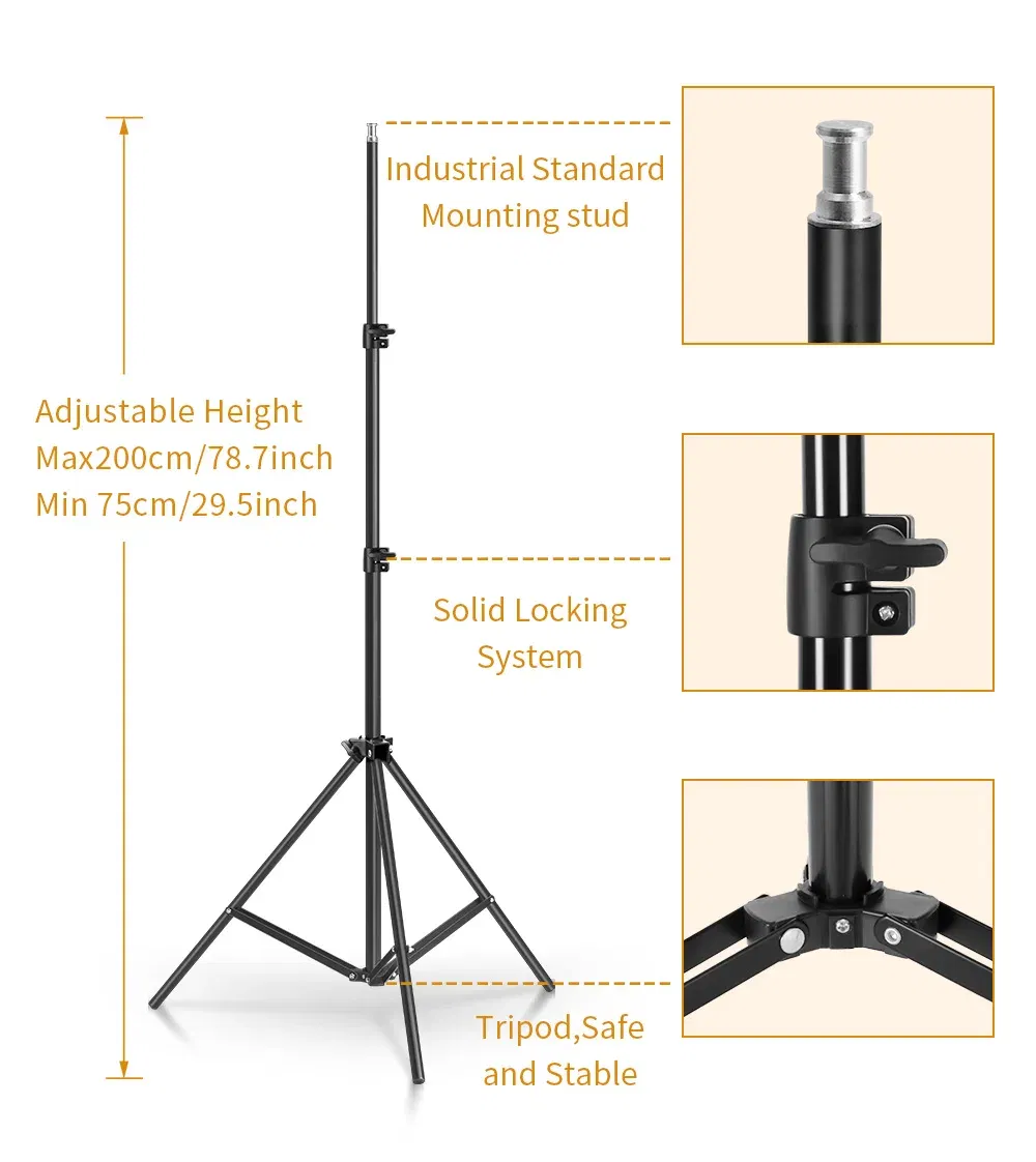 Color: WHITE, Ships From: CHINA - Photo Studio 4pc LED 15W Softbox Kit Photographic Lighting Kit Camera Photo Accessories 1pc Light Stand 1pc Softbox for Shooting