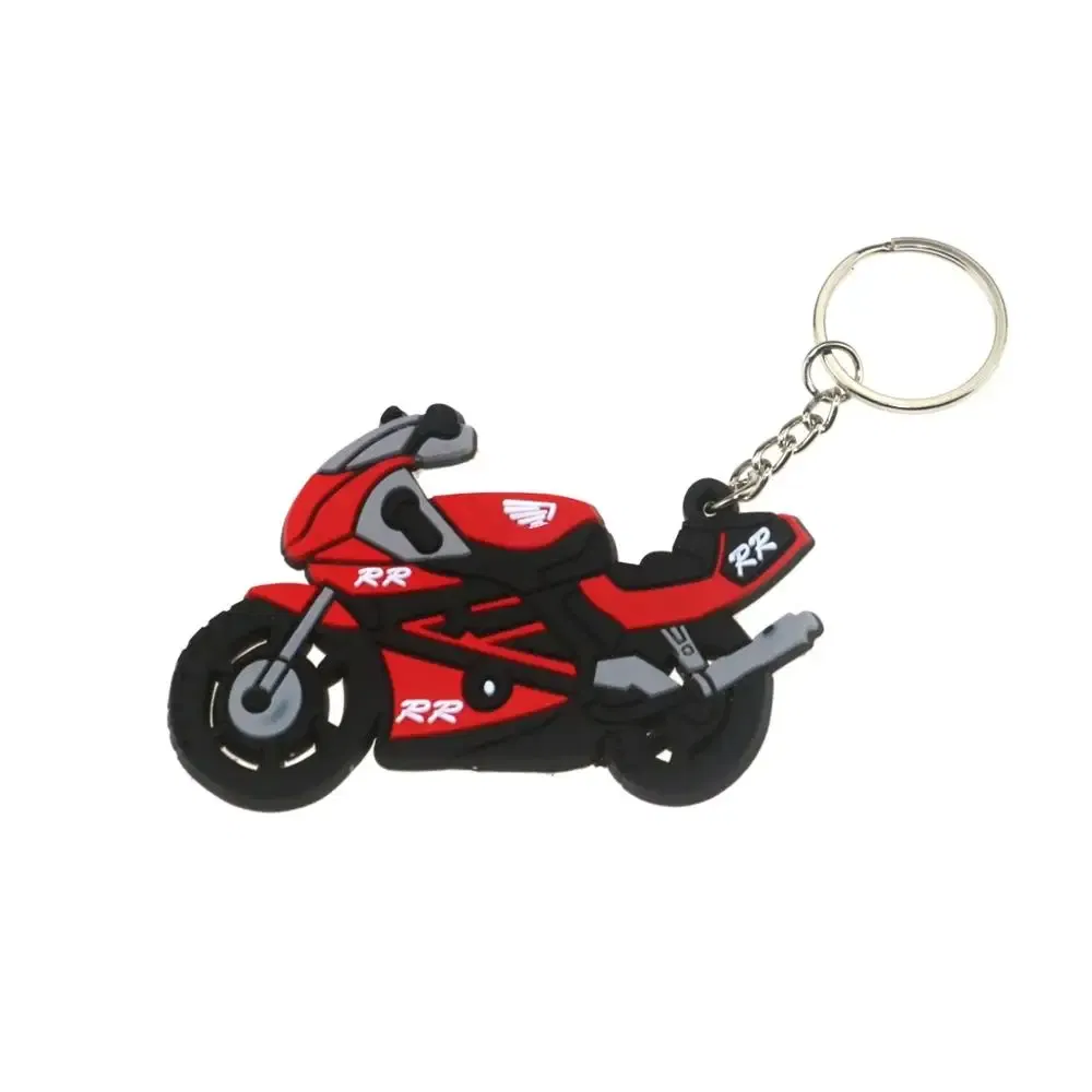 Color: Lavender - Rubber Motorcycle Key Ring Key Chain cool keychain 3D Soft For HONDA CB1000 CB650F  CBR100RR  CB650R